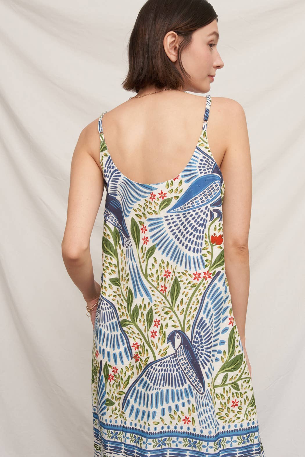 Avery Textured Cotton Maxi Dress