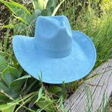 Best seller !!  Fashion Vegan suede  cowboy hat