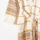 Bathrobe Turkish Cotton LightWeight Summer Hood Kimono Robe