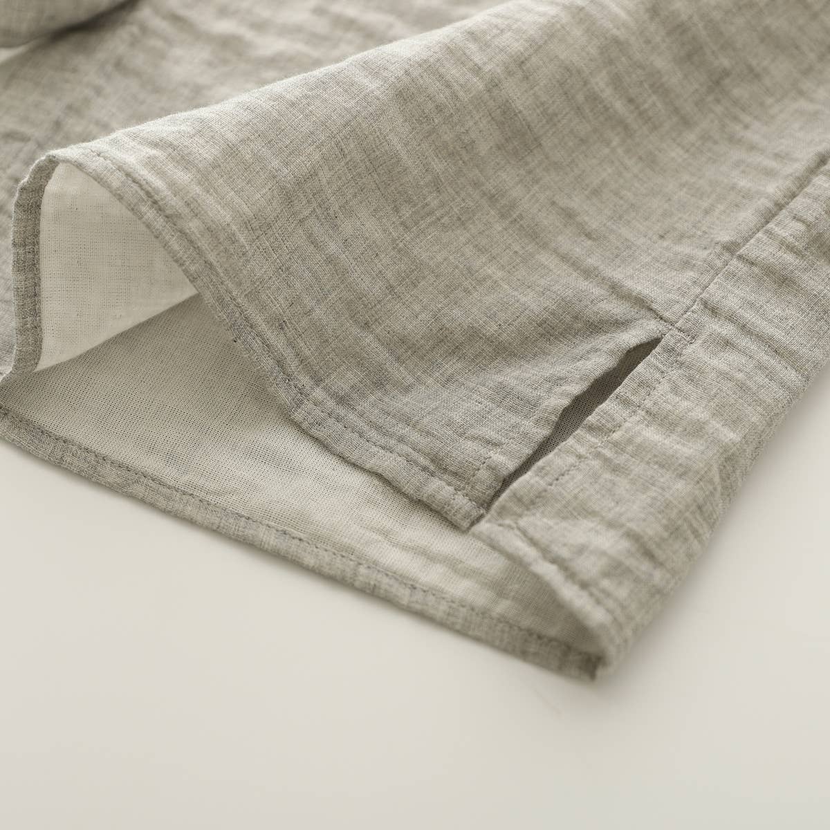 Gingham Soft Muslin Cotton Button-Down cap sleeve blouse