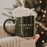 Comfort and Joy Stoneware Coffee Mug