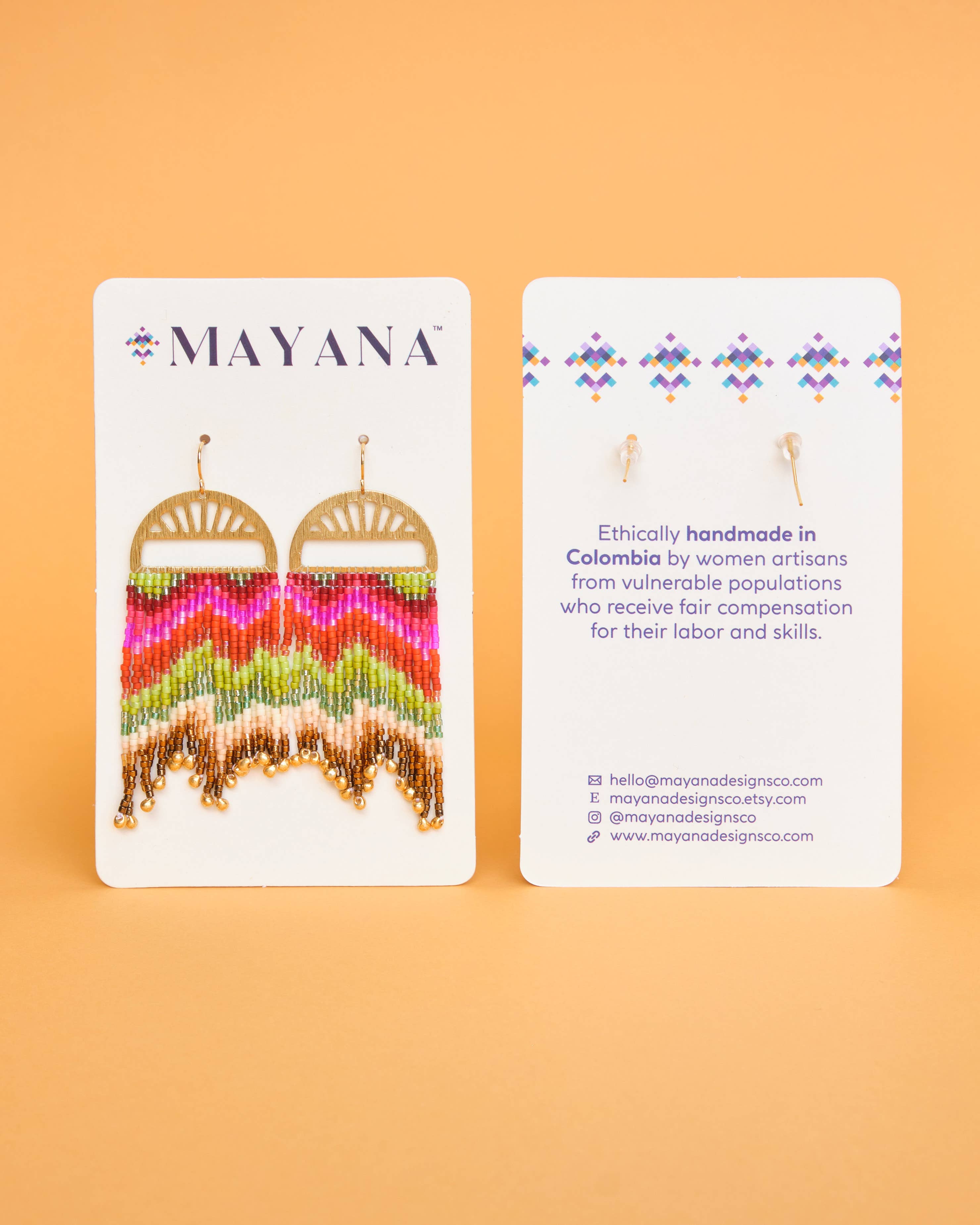 Mandee Mosaic Drop Earrings