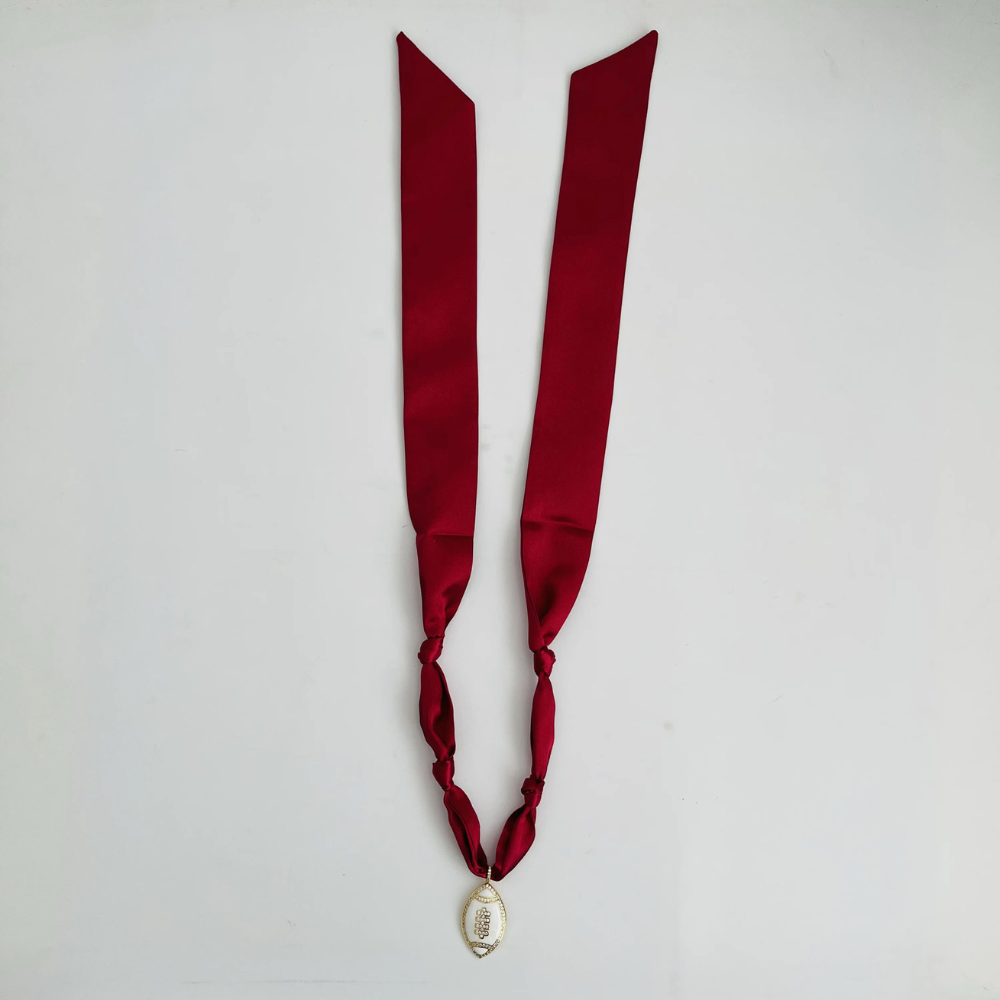 Game Day Scarf Necklace – Solid Colors- CLEARANCE