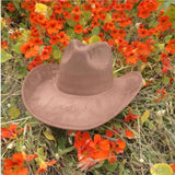 Best seller !!  Fashion Vegan suede  cowboy hat
