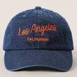 Custom Denim Embroidered Hat – Your City & State Design