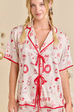 Christmas Print Pajama Set