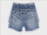 Mid-Rise Upcycled Denim OG Shorts - Original