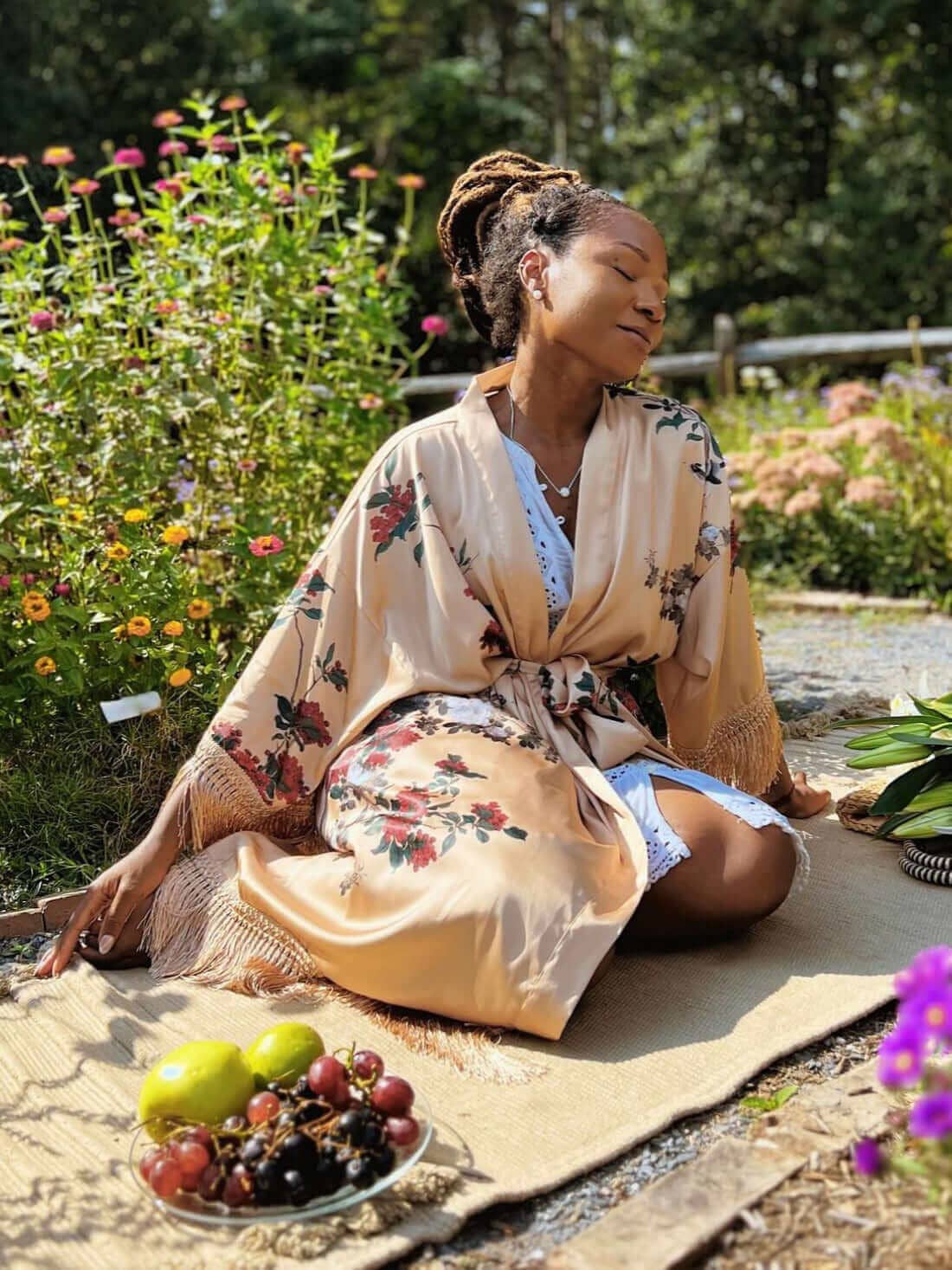 Vivi Tassel Kimono Robe