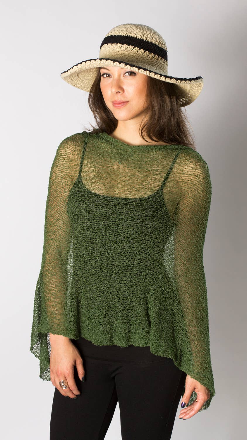 Aria Knit Poncho Wrap