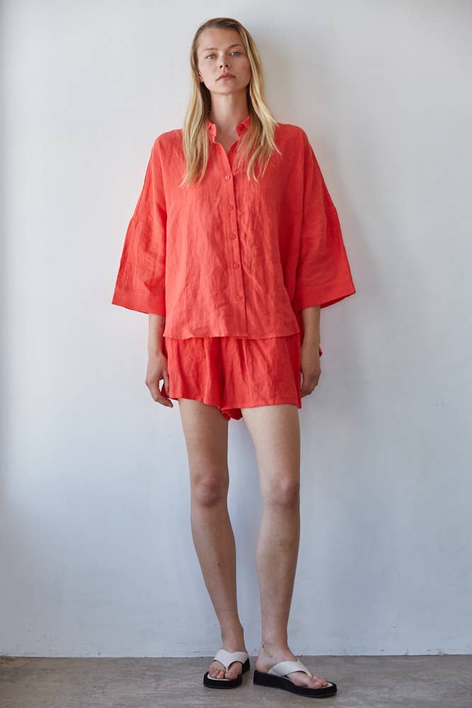 Linen Button Down Shirt