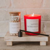 *NEW* Santa's Workshop 15 oz Soy Candle - Christmas Decor
