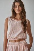 Cotton Spandex Sleeveless Top