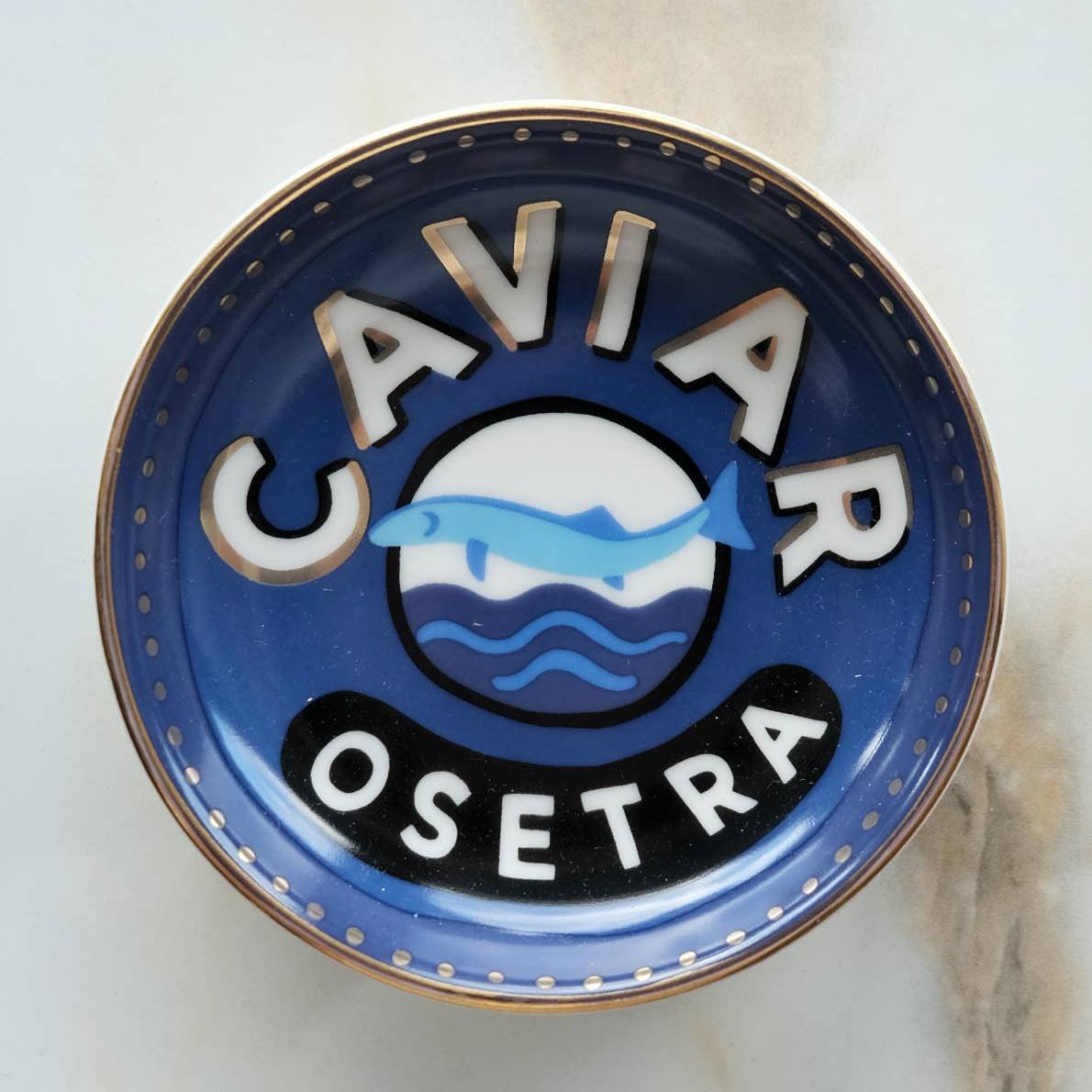 Porcelain Trinket Dish | Caviar