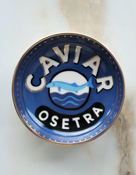 Porcelain Trinket Dish | Caviar