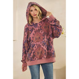 Printed Fleece Hoodie