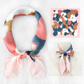 Polka Dot Satin Neck Scarf – Office & Flight Style_CWASC1157
