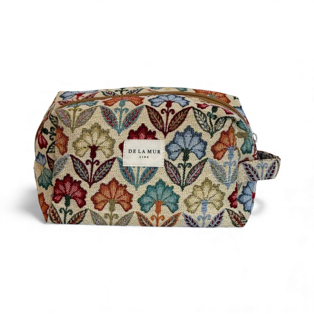 Squared Makeup Bag Flora