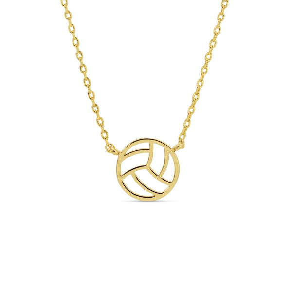 Volleyball Petite Sports Necklace