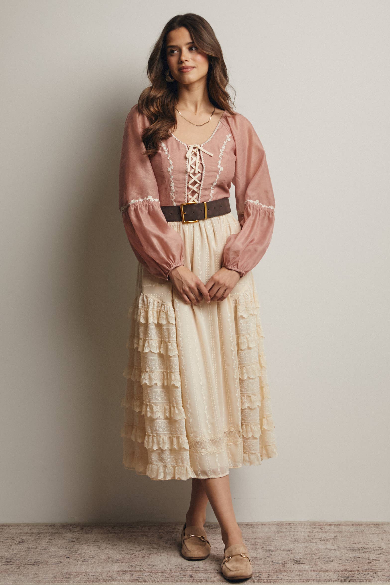 Amor Skirt in Vanilla