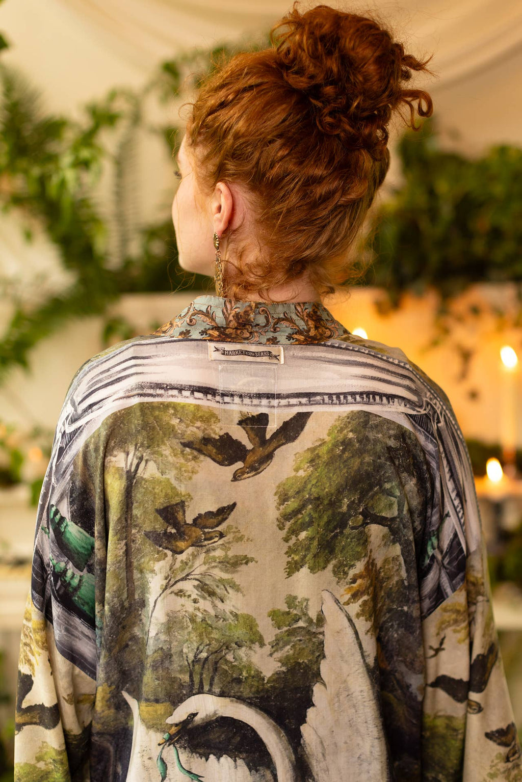 Woodland Swan Kimono - Jennifer Lane Collaboration