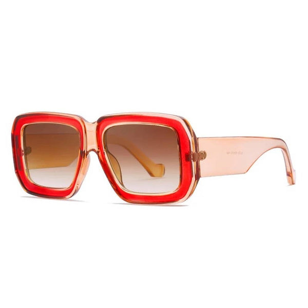 Nicolette Retro Oversized Square Sunglasses Wholesale