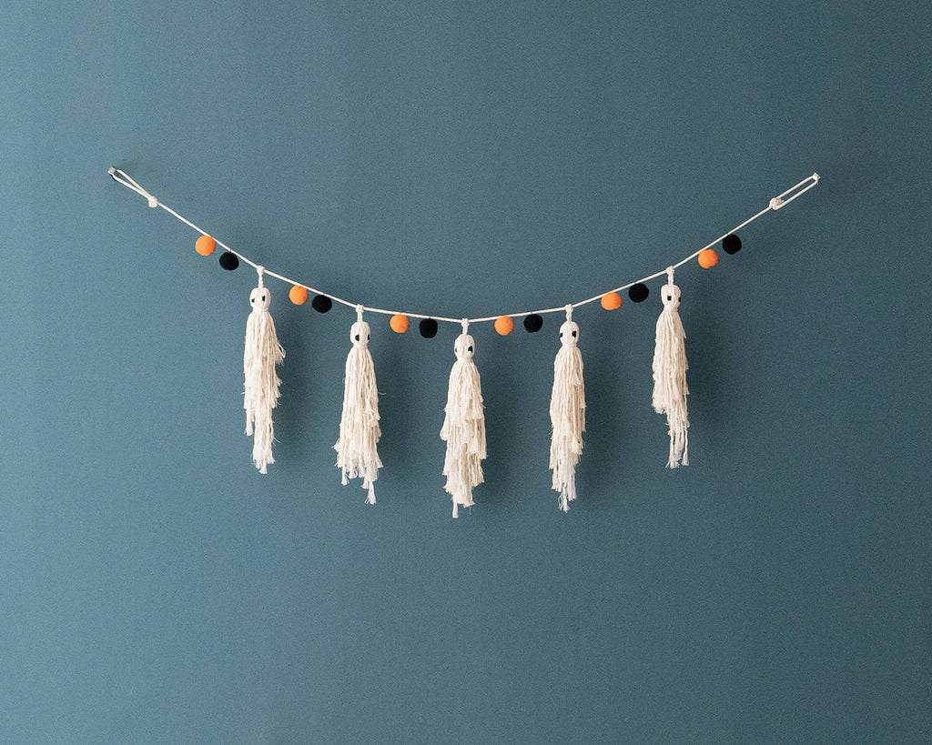 Halloween Ghost Garland Long