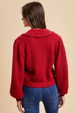 Cherry Knitted Cardigan
