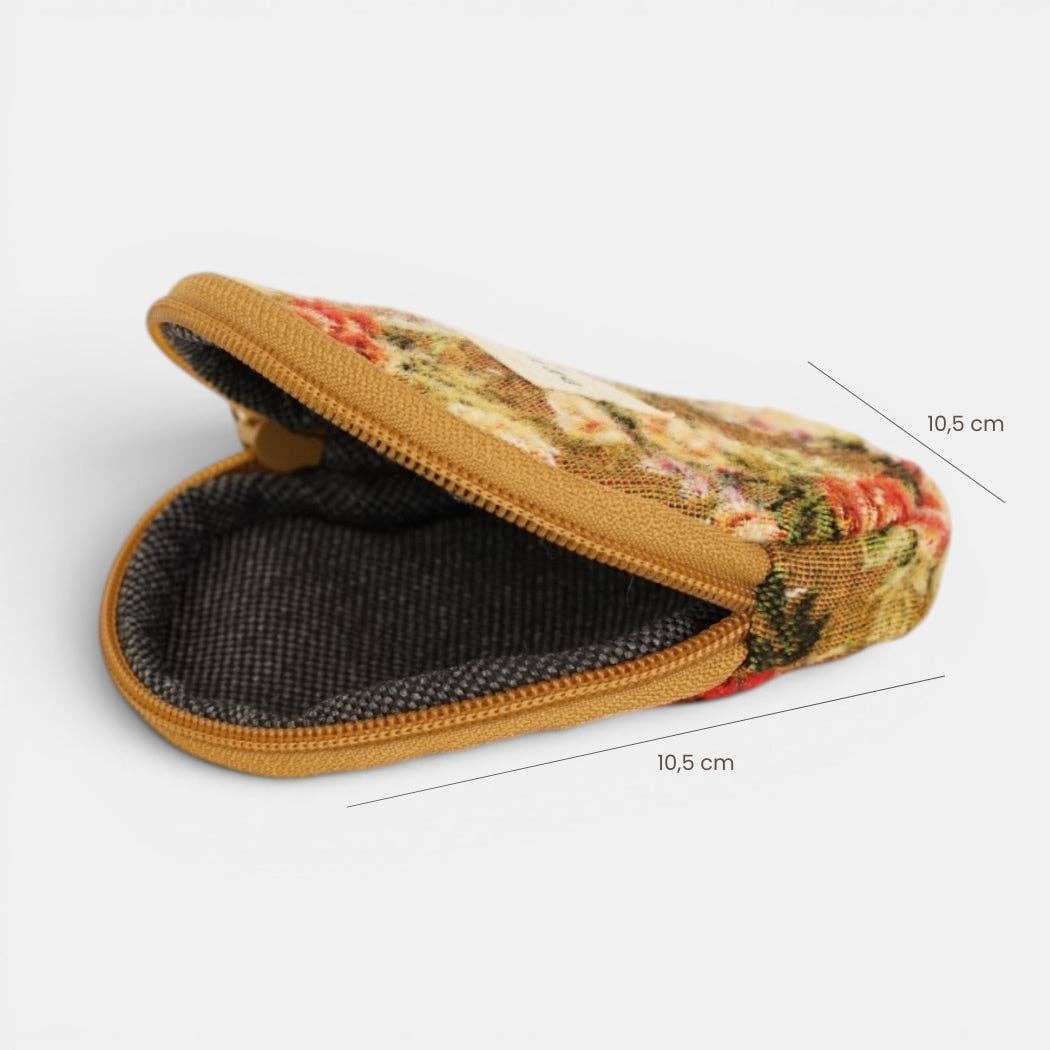 Esme Floral Jacquard Round Coin Purse