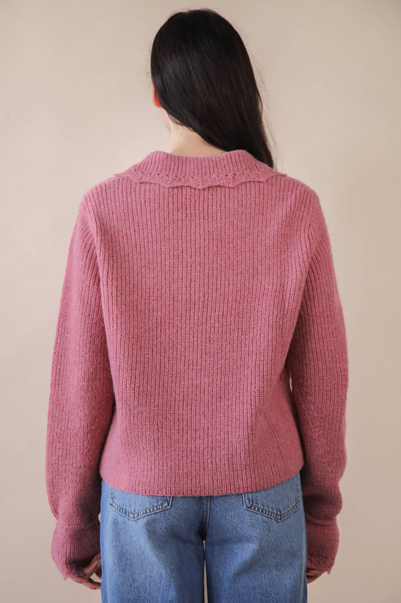 Heart Button Knit Cardigan