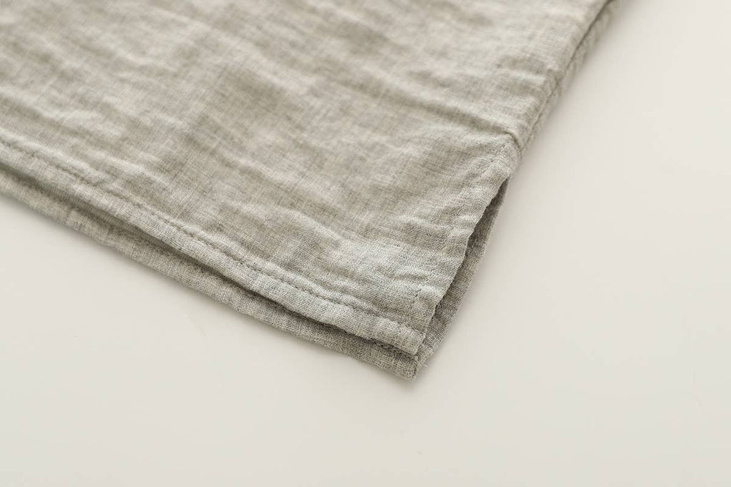 Gingham Soft Muslin Cotton Button-Down cap sleeve blouse