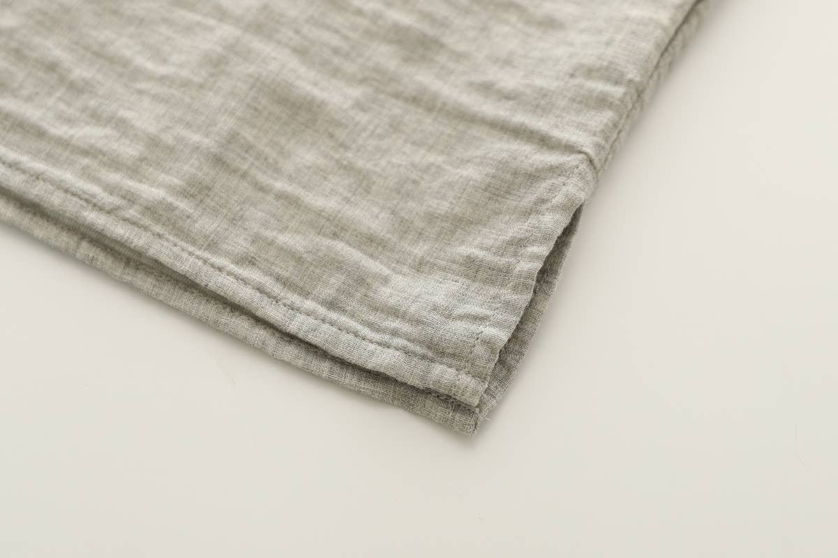 Gingham Soft Muslin Cotton Button-Down cap sleeve blouse
