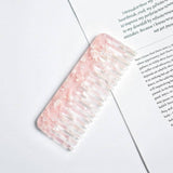 Acrylic Square Mini Portable Hair Combs