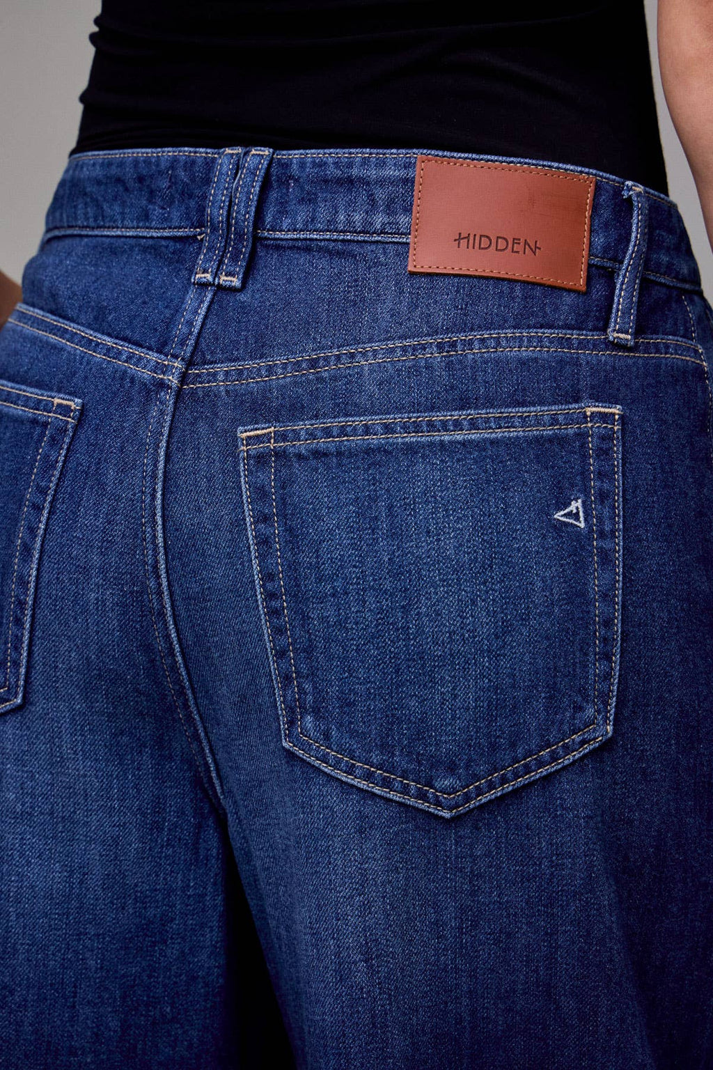 Nori Dark Wash Super Wide Leg Jeans