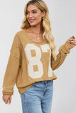 Vintage Varsity "87" Knit Sweater