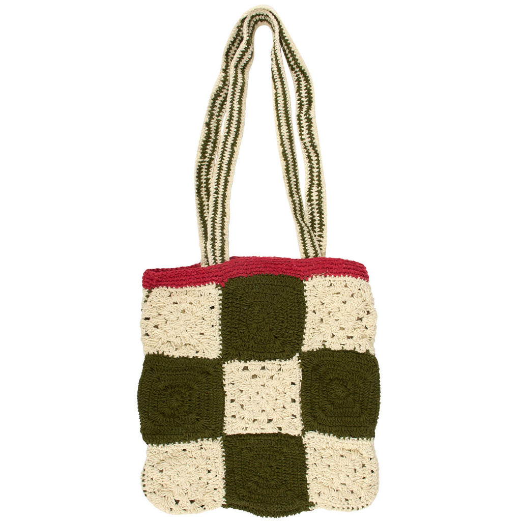 Crochet Strawberries Tote