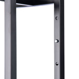 4-Way Black Clothing Rack With Straight Arms
