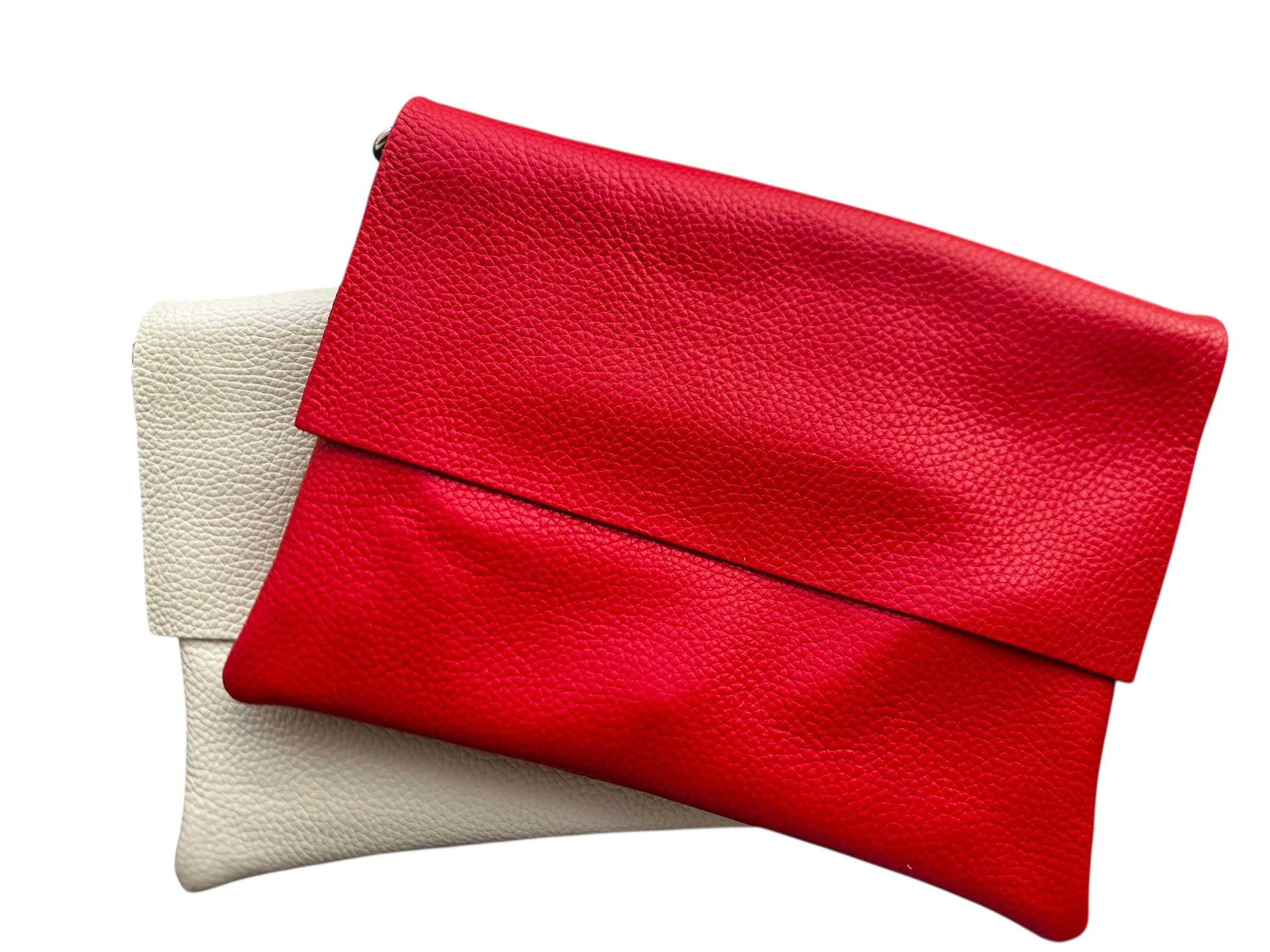Trio Italian Leather Crossbody, Shoulder & Clutch Bag