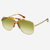 Logan Acetate Aviator Unisex Sunglasses