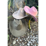 Best seller !!  Fashion Vegan suede  cowboy hat