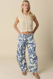 Suzy Floral Baggy Pants