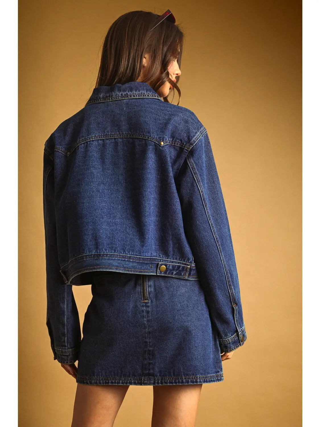 Prairie Cropped Denim Jacket