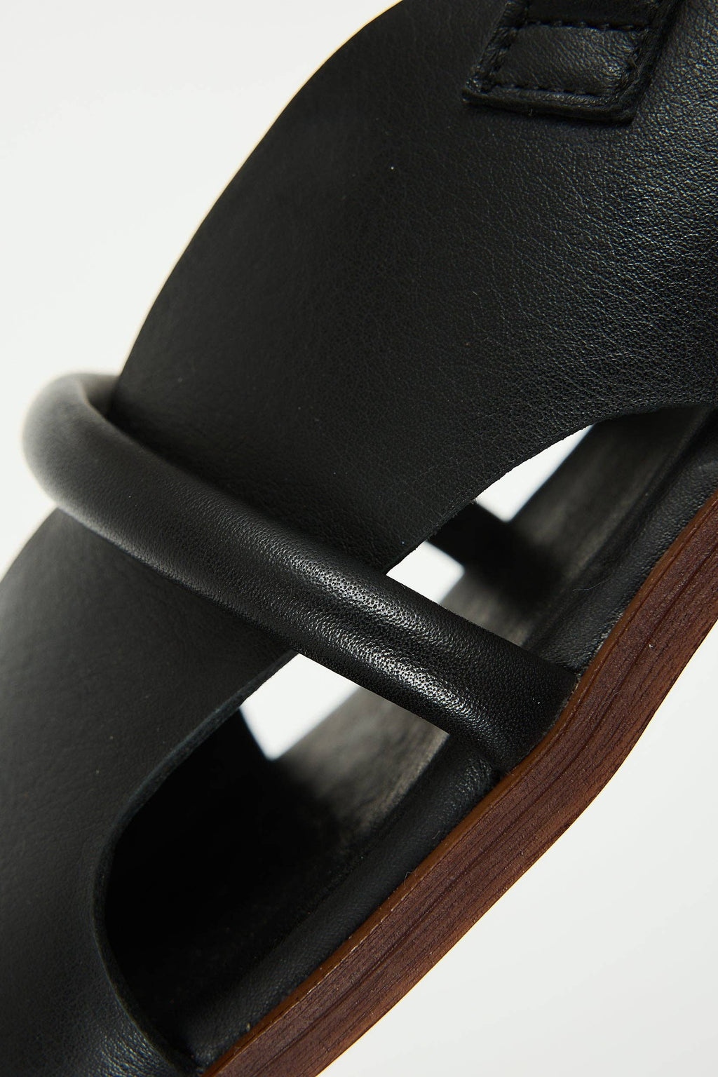 Bergen Black Leathers Sandals