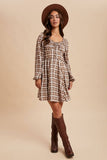 TARTAN MINI DRESS