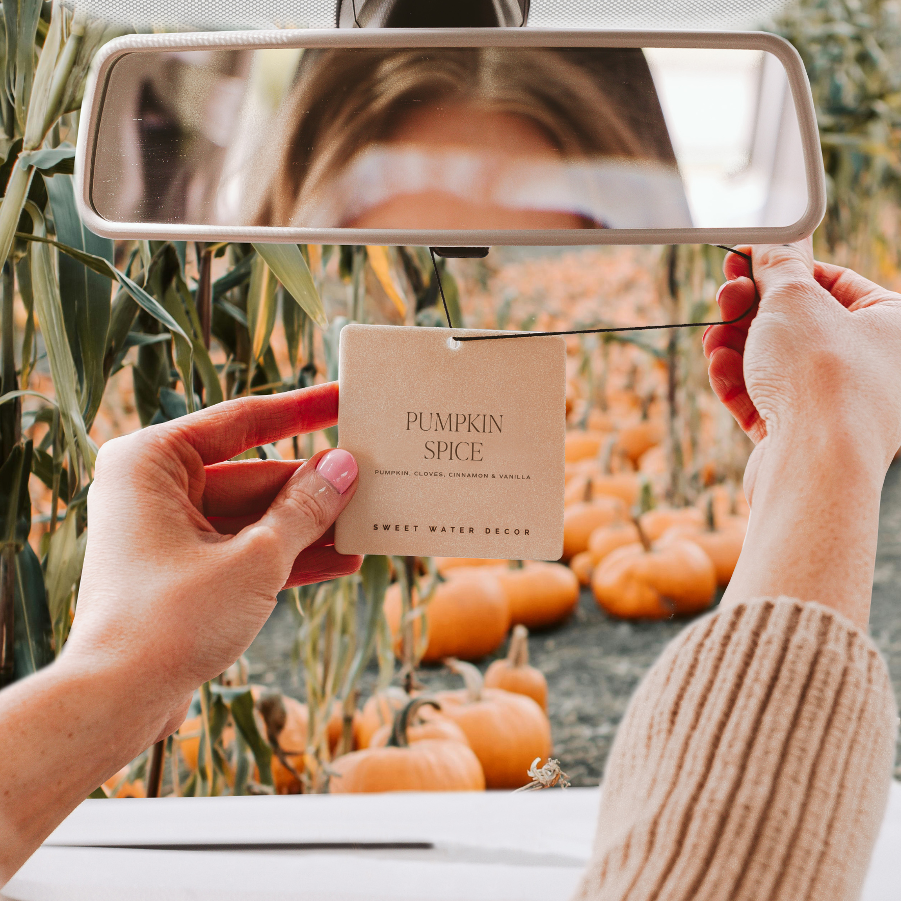 Pumpkin Spice Hanging Air Freshener - Fall Decor