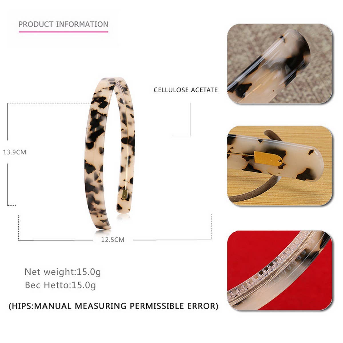 SIMPLE 1.5CM WIDE ACETATE HEADBAND HAIRACCESSORIES_CWAHA4337