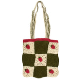 Crochet Strawberries Tote