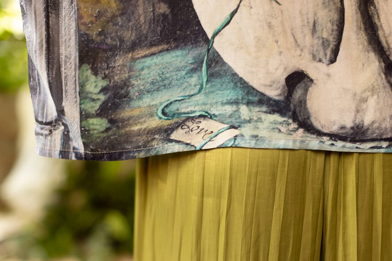 Woodland Swan Kimono - Jennifer Lane Collaboration