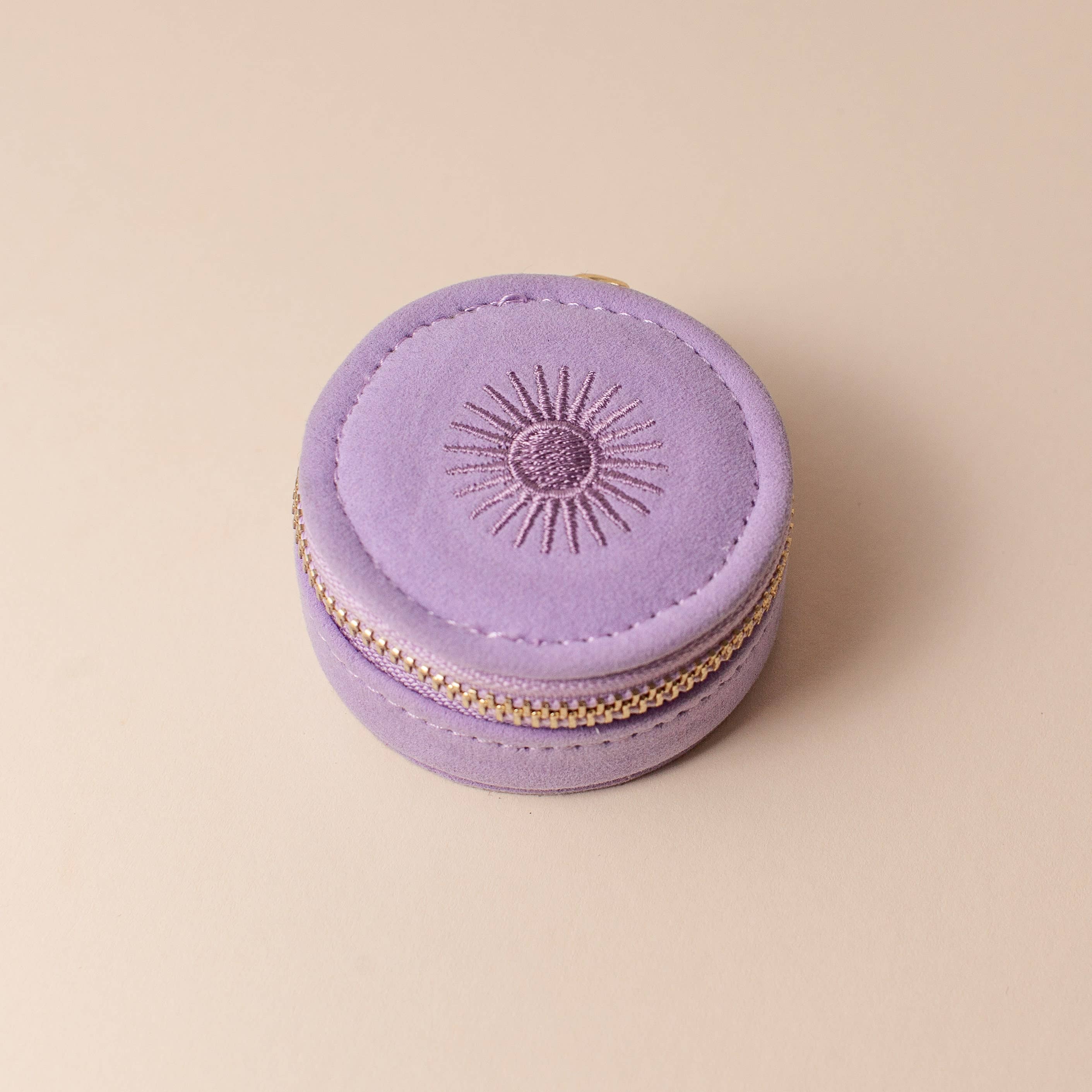 Mini Travel Jewellery Case in Lavender