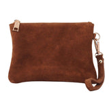 Genuine Suede Wristlet Pouch