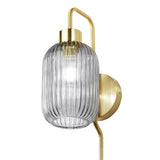 32"H Davia Retro Wall Sconce Pink, White, Smoke, or Green